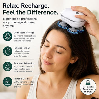 Electric Head Scalp Massager