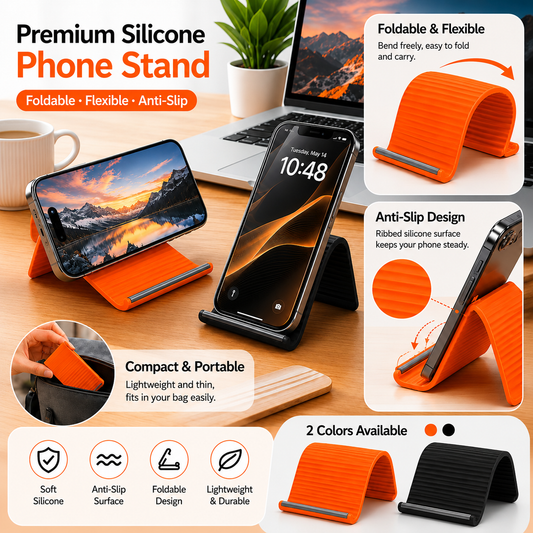 Foldable Silicone Phone Holder