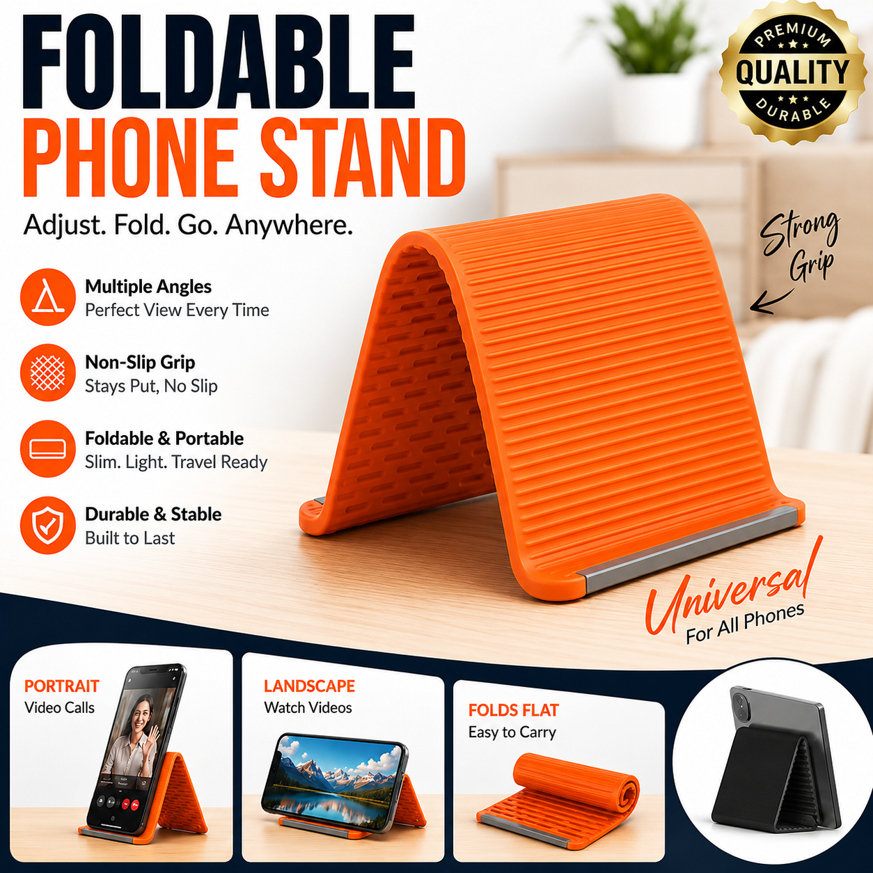 Foldable Silicone Phone Holder