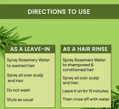 Rosemary Water Hair Spray 50 ML ( Pack Of 2 )