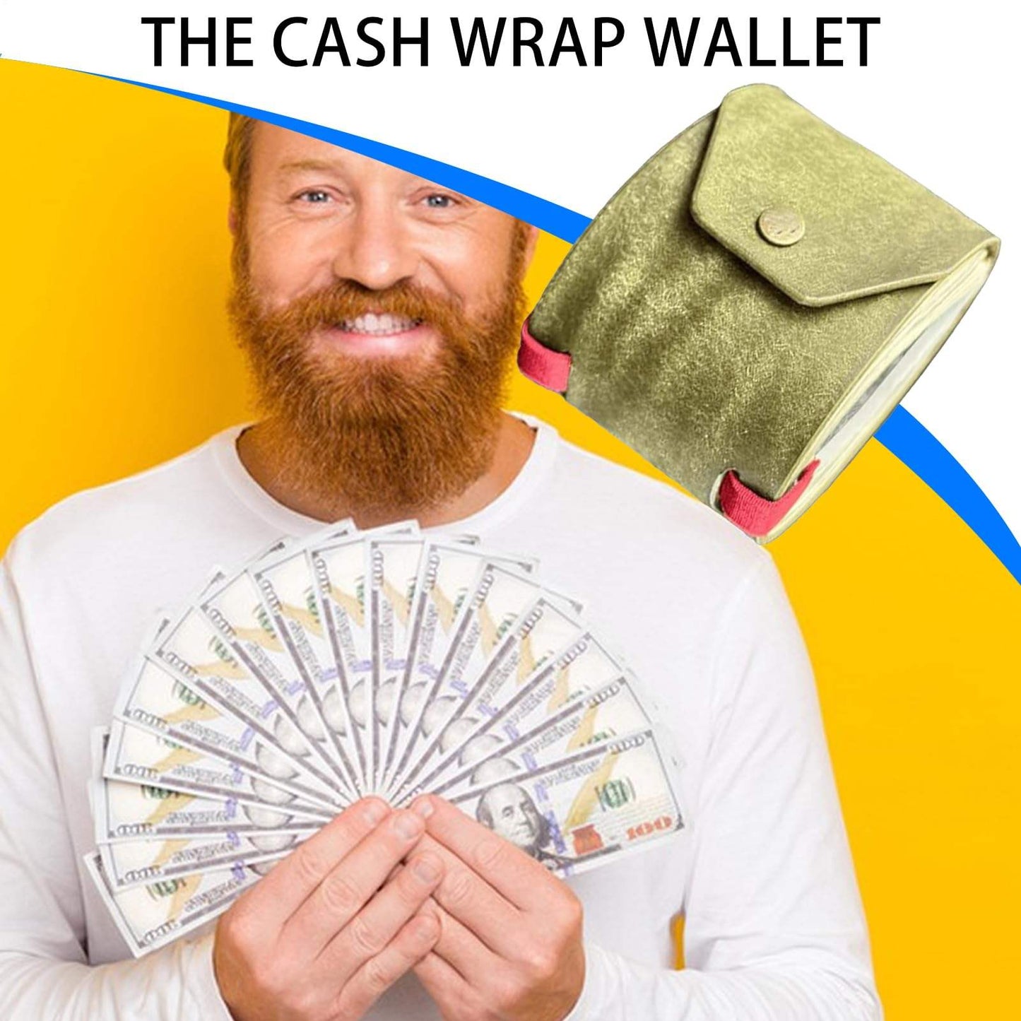 Leather Cash Wrap Wallet