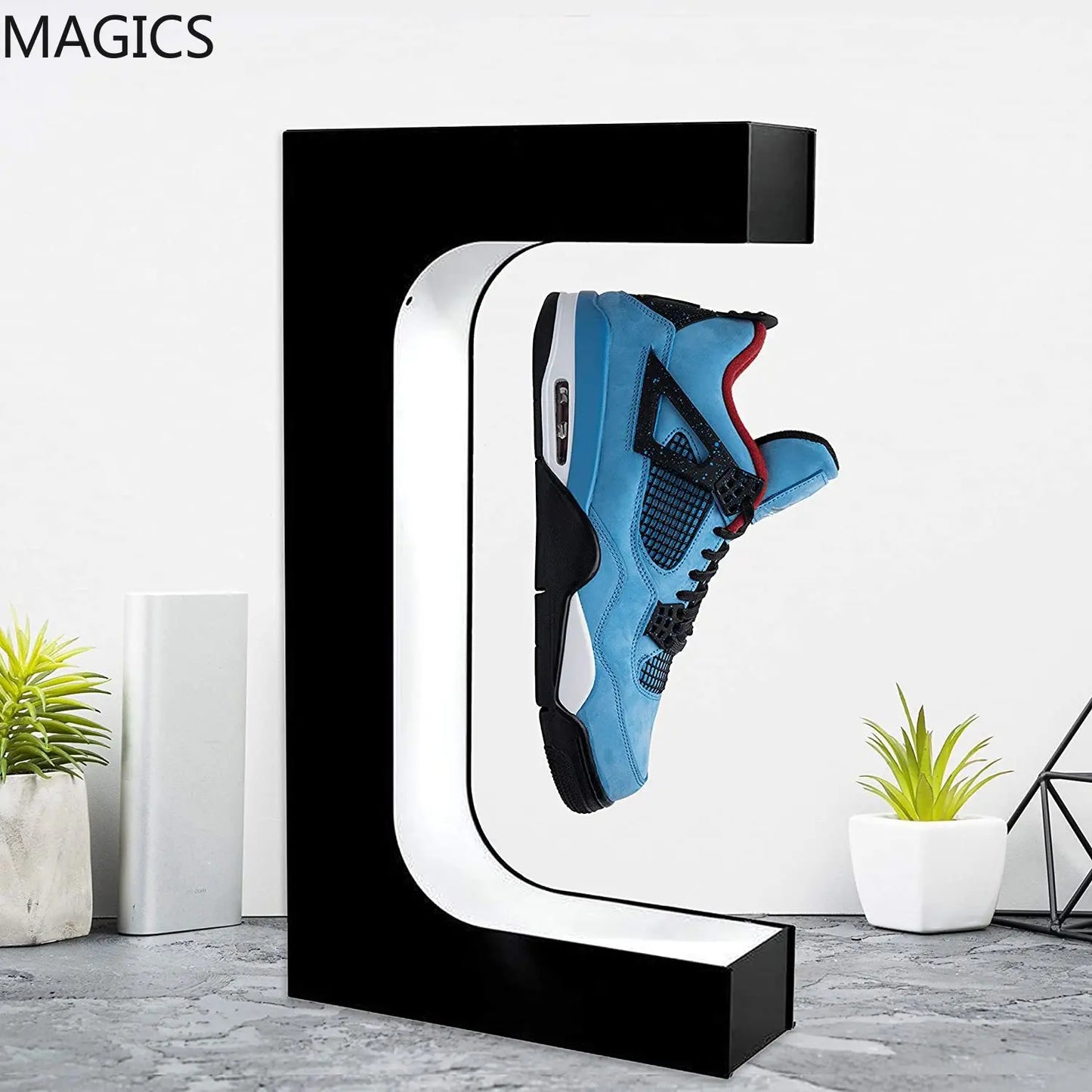 Magnetic Levitating Shoe Display Rack