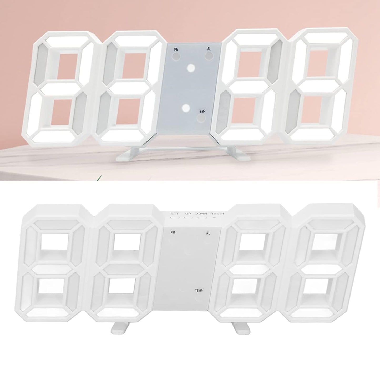 3D Digital Luminous Alarm Clock
